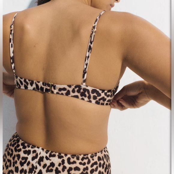 Leopard Print swim Bra - Picture 3 of 6